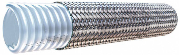 Рукав гофрированный ду20 PTFE 80bar (-54°+260°С)
